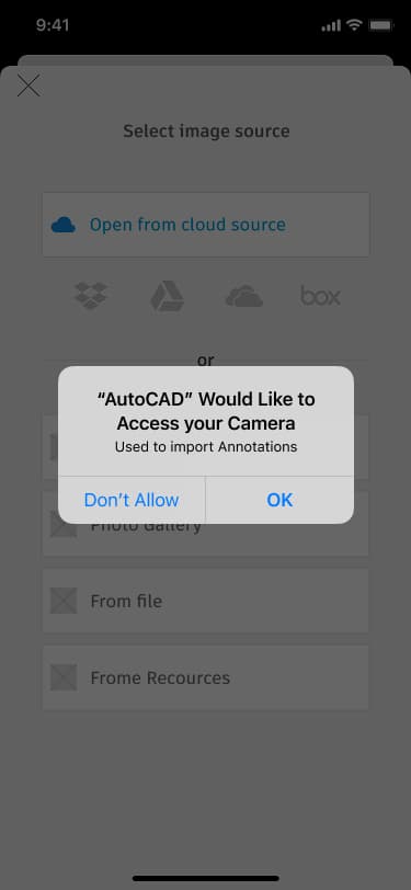 Camera Permission